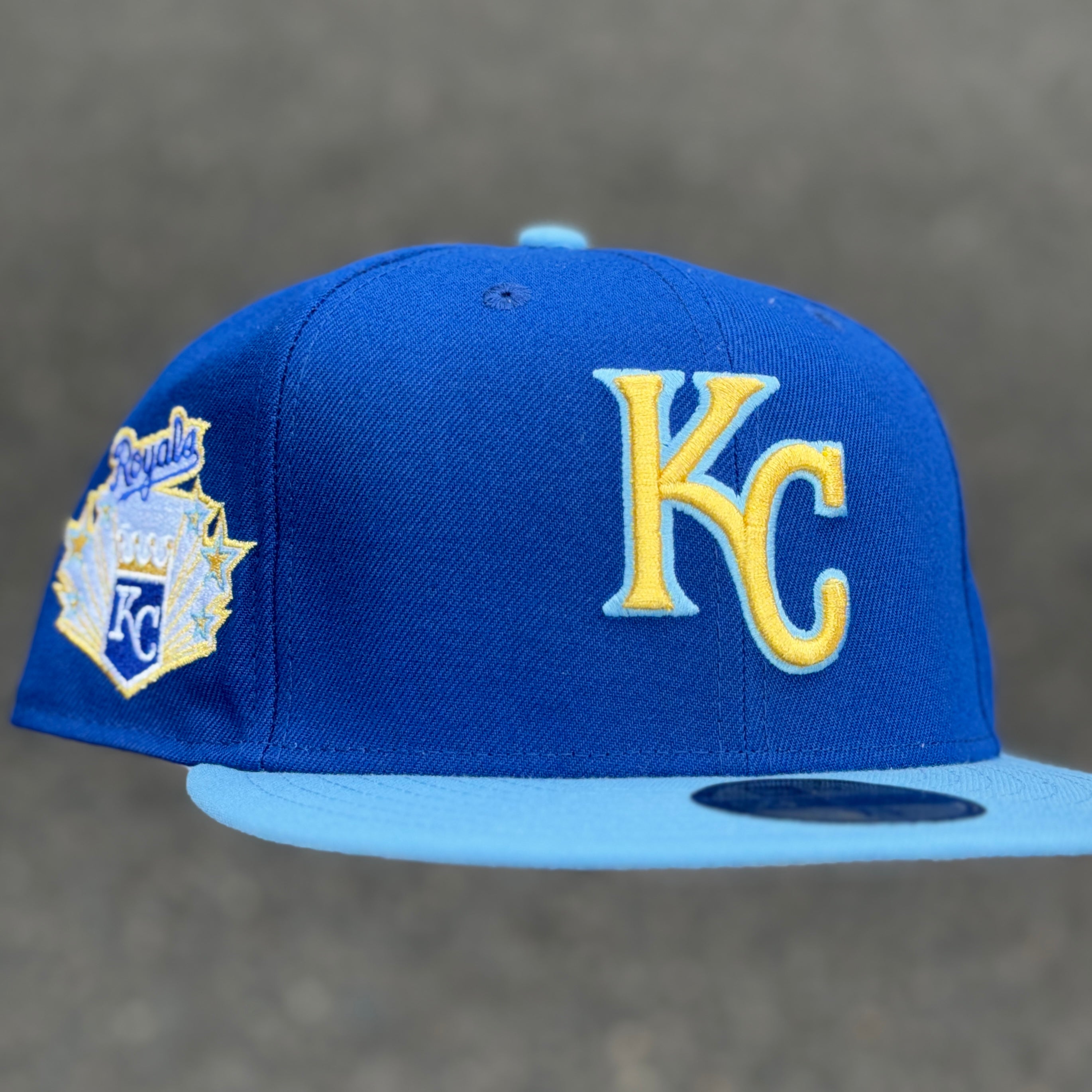 Kansas City Royals KC Royals Side Patch Fitted Hat New Era 5950