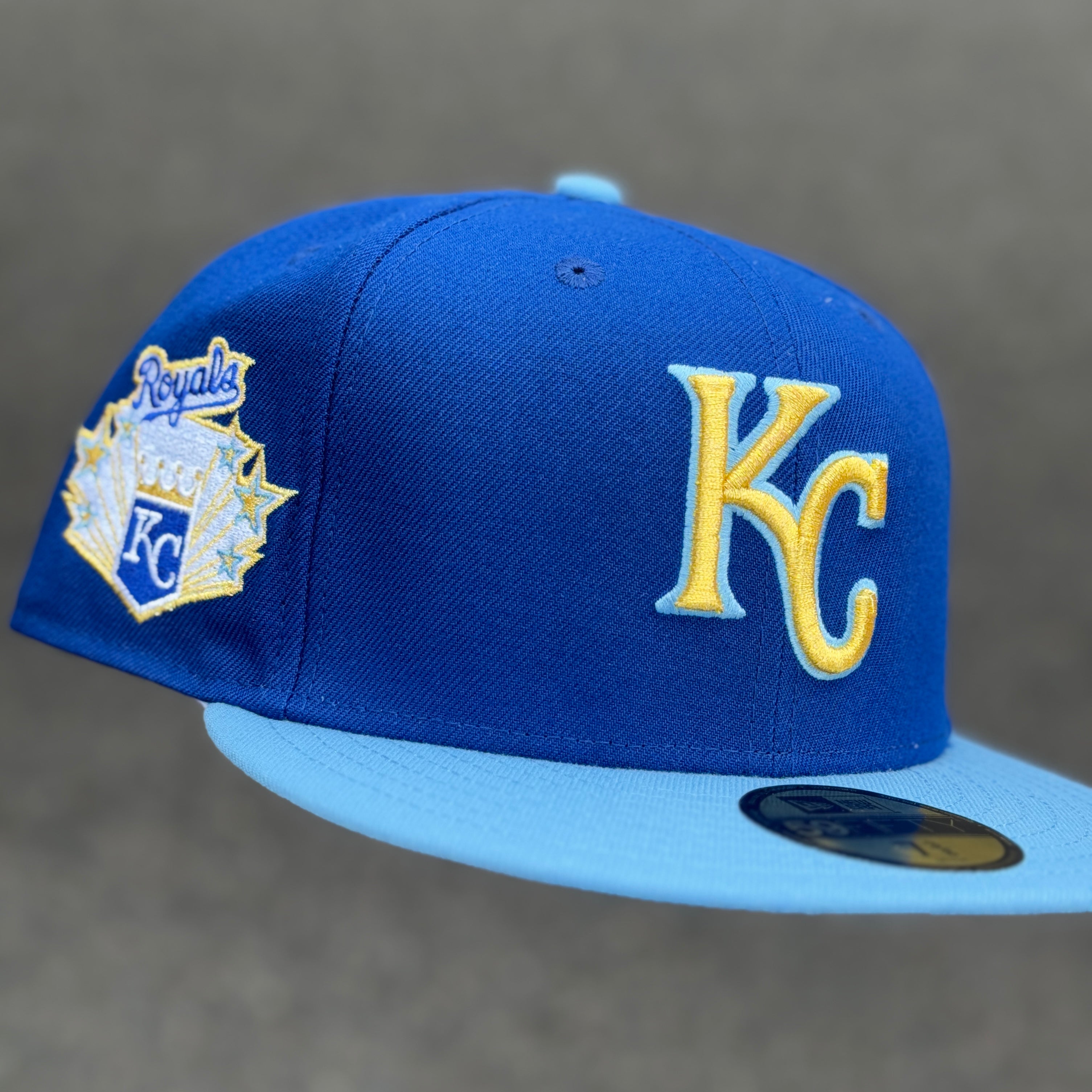 Kansas City Royals KC Royals Side Patch Fitted Hat New Era 5950