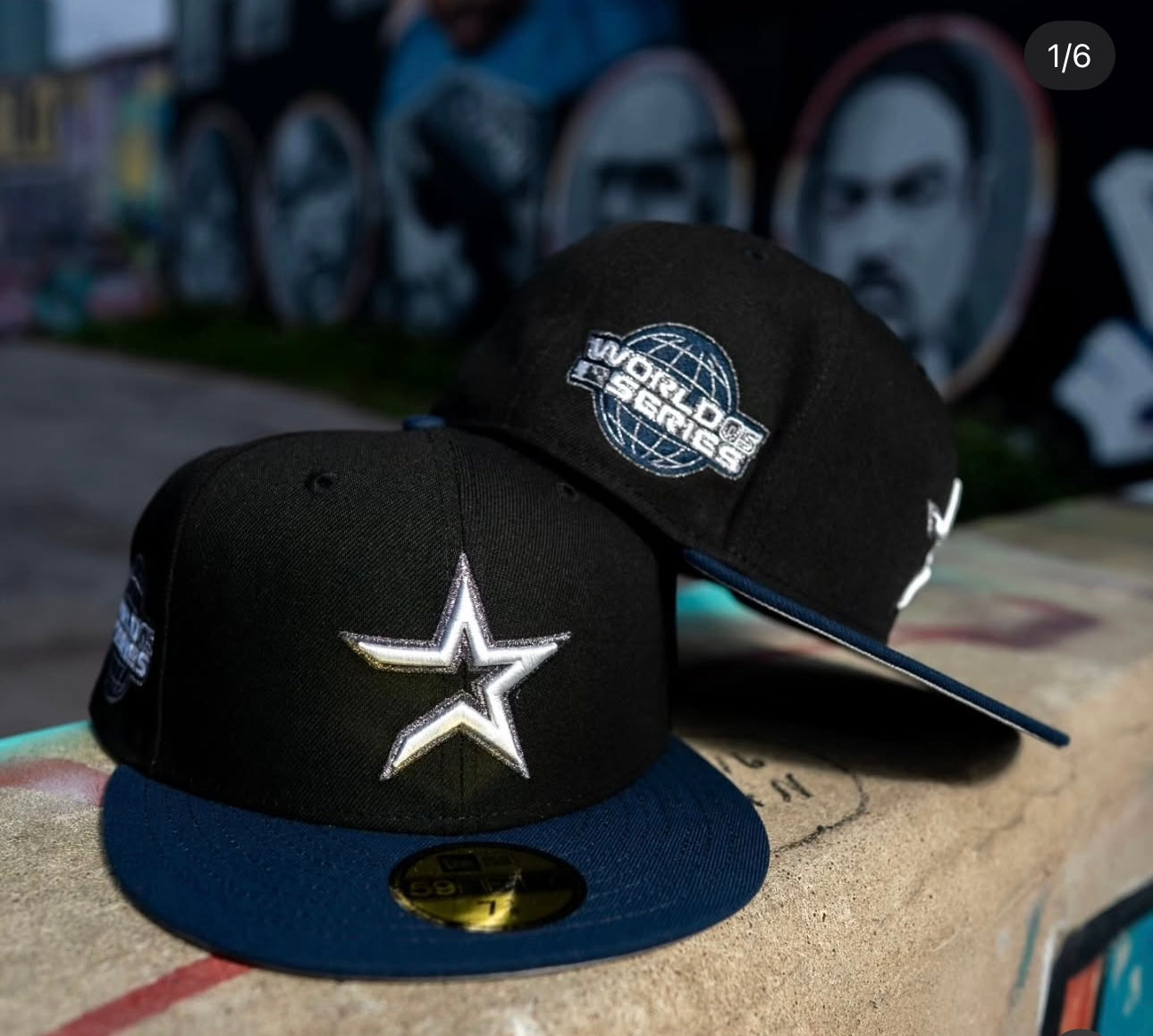 Houston Astros 2005 Side Patch MLB Fitted Hat New Era 5950(Black/Navy Blue/White/Pewter/Gray)