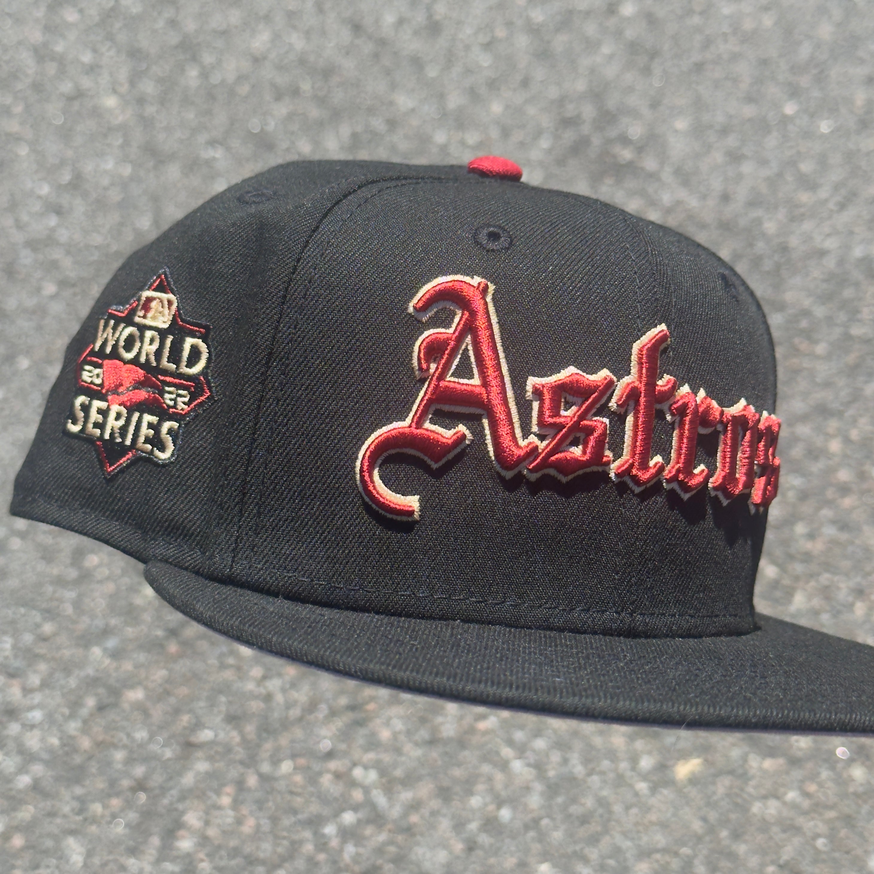 Houston Astros 2022 World Series Side Patch MLB Fitted Hat New Era 5950(Black/Red/Tan/Pink)