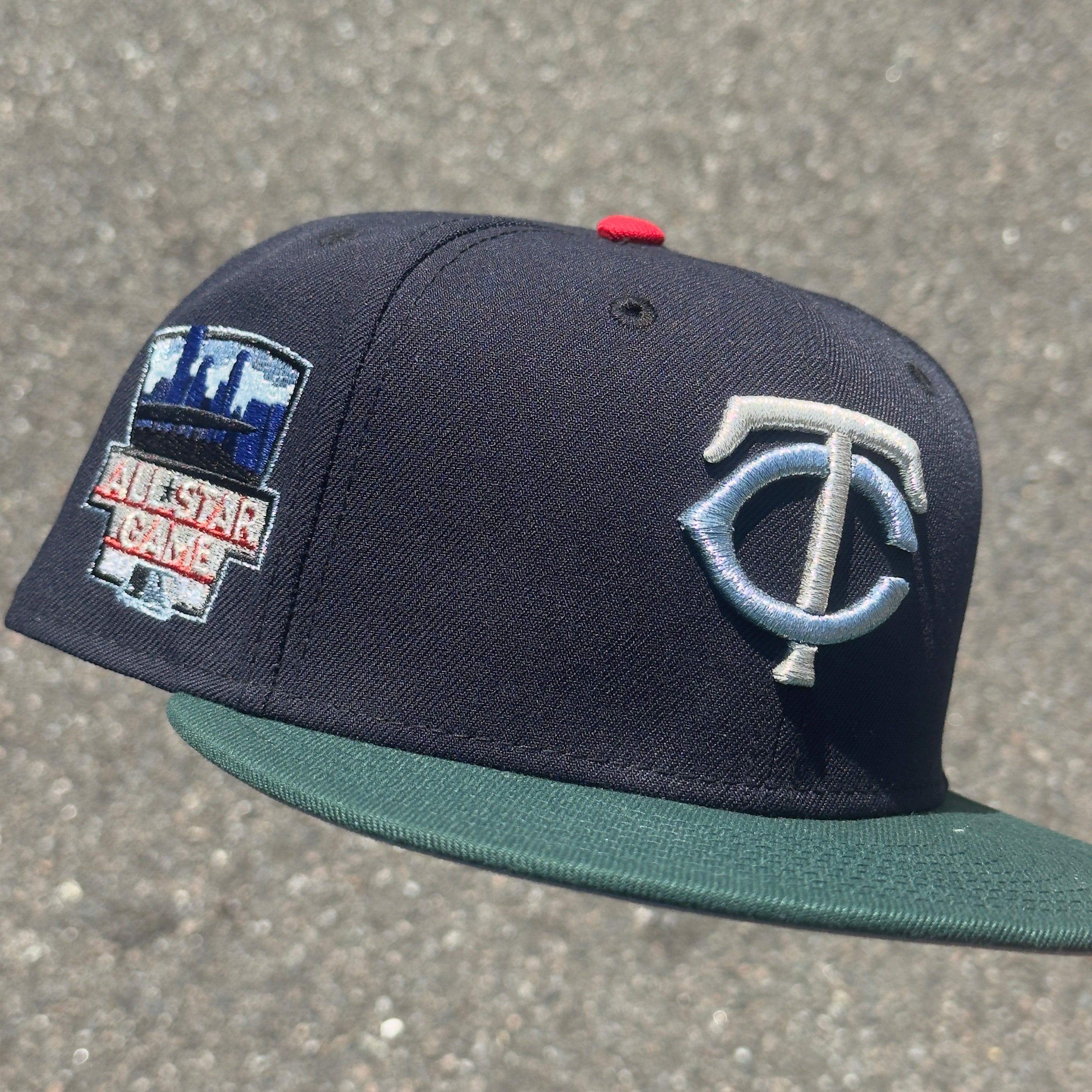 Minnesota Twins 2014 All Star Game Side Patch MLB Fitted Hat New Era 5950(Navy Blue/Dark Green/Blue/Black/Sky Blue/Red/Gray)