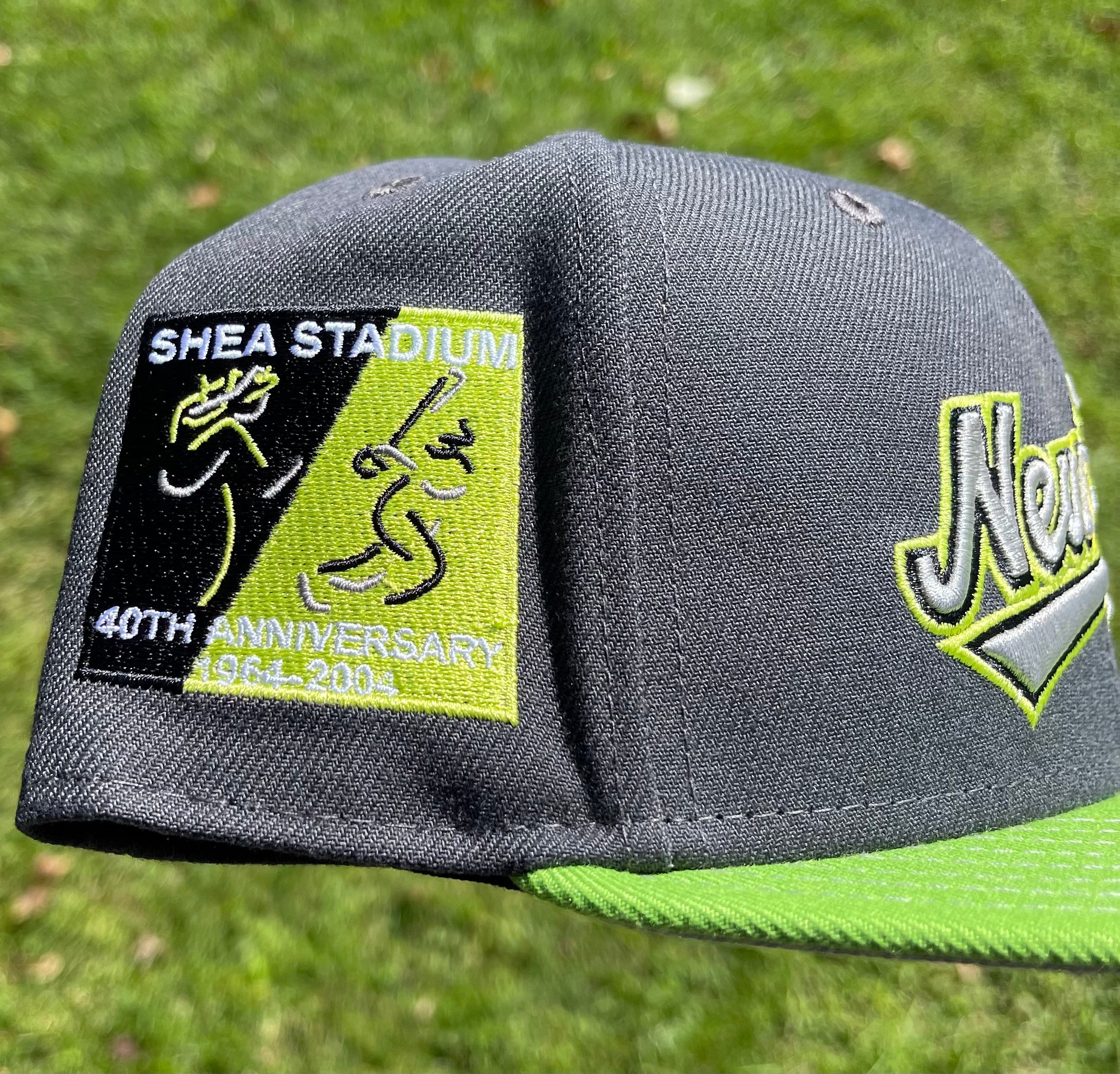 New York Mets US Open Shea Stadium 40th Anniversary Fitted Hat (Gray/Green)