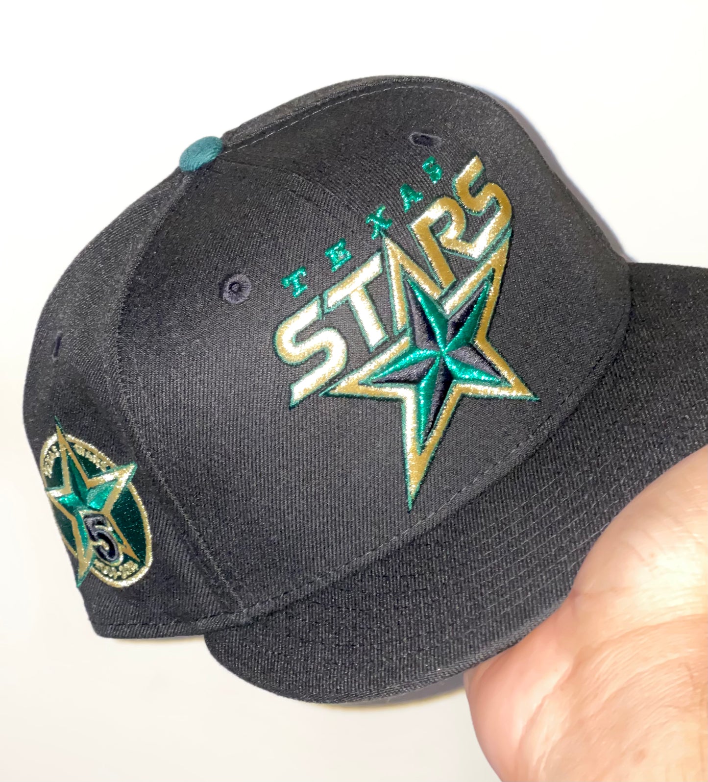 Texas Stars American Hockey League Fitted Hat (Black/Green)