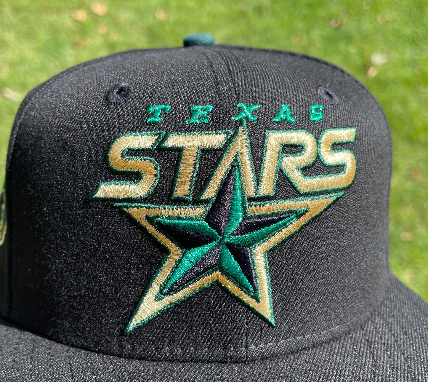 Texas Stars American Hockey League Fitted Hat (Black/Green)
