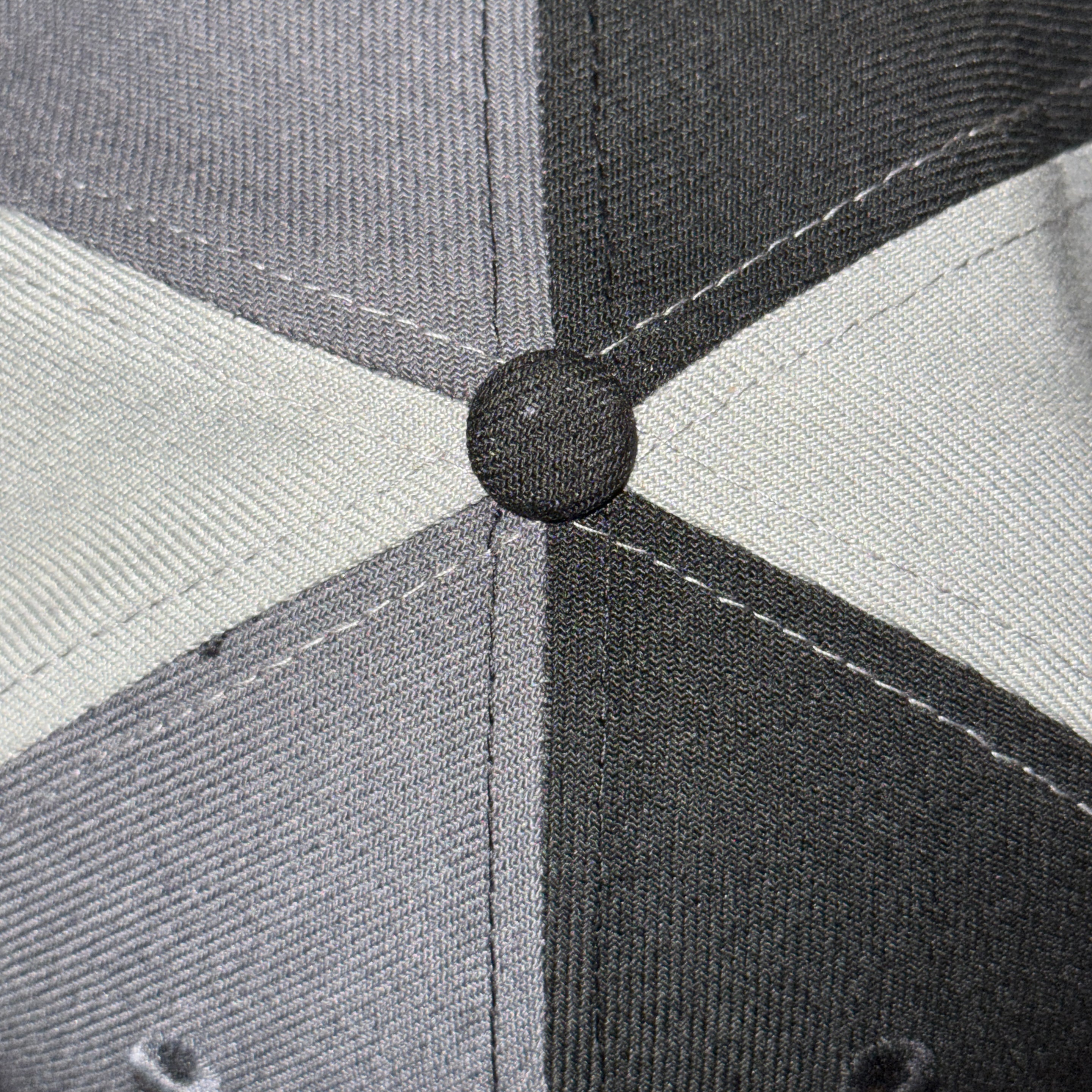 Montreal Expos Pinwheel Olympic Stadium Side Patch Fitted Hat MLB New Era 5950 (Black/Charcal/Gold/Gray)