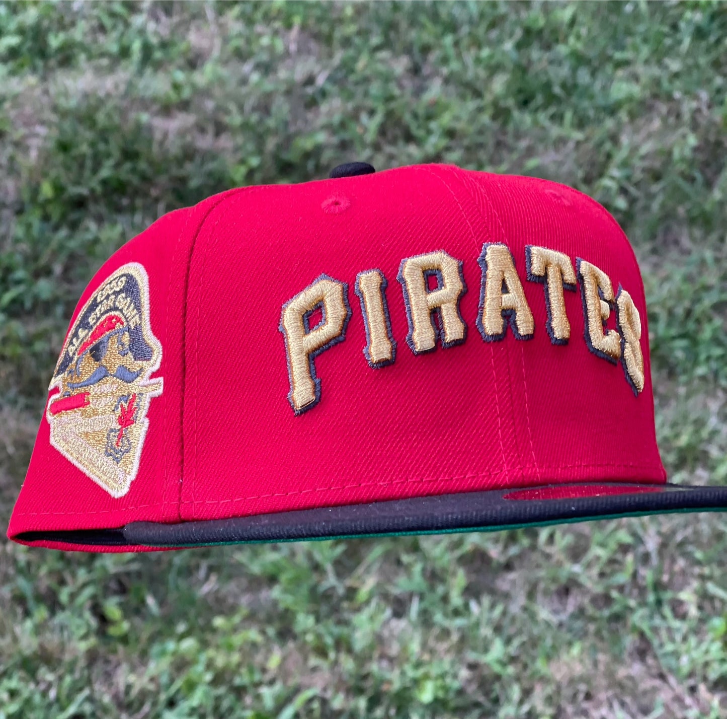 Pittsburgh Pirates 1959 All Star Game Side Patch Fitted Hat (Red/Black/Green) New Era 5950