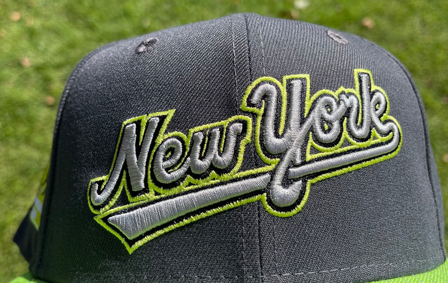 New York Mets US Open Shea Stadium 40th Anniversary Fitted Hat (Gray/Green)